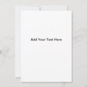 愛と共に成長する招待状 招待状 (裏面)