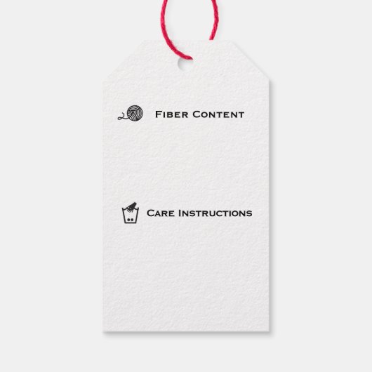 愛と共演/手作り工気に芸品 ギフトタグ (裏面)