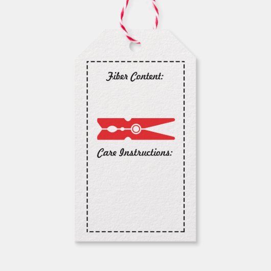 愛と共謀した気にインストラクション ギフトタグ (裏面)