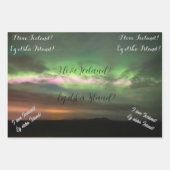 愛と北の光 ラッピングペーパーシート (正面)