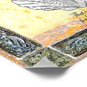 "愛と友人"、ポスター28 cm x 28 cm ポスター (角)