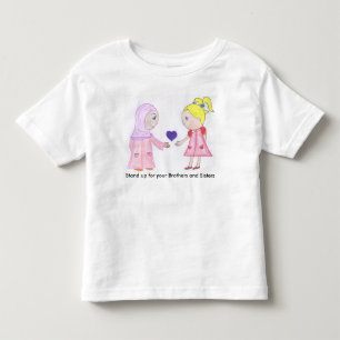 愛と友情が世界を癒す トドラーTシャツ