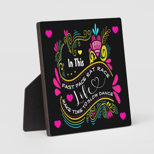 愛と友情の賜物 フォトプラーク (正面)