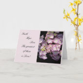 愛と友情 カード (黄色い花)