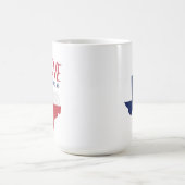 愛と同じくらい大きいテキサス州 コーヒーマグカップ (中央)