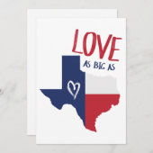 愛と同じくらい大きいテキサス州 シーズンカード (正面/裏面)