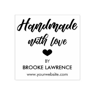 愛と名前で手作りハート ラバースタンプ