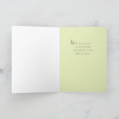 愛と哀悼!特別な弔慰カード カード (内部)