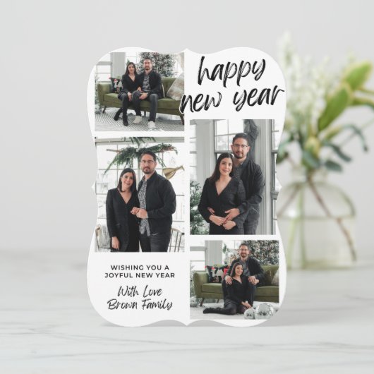 愛と喜びに満ちた新年をお迎えください　ラブホリデーカード シーズンカード (スタンド正面)