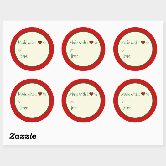 愛と喜びに満ちた特別な贈り物 ラウンドシール (シート)