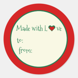 愛と喜びに満ちた特別な贈り物 ラウンドシール