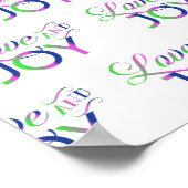 愛と喜びのポスカラフルター ポスター (角)