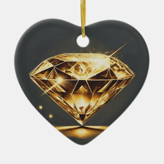 愛と喜びの輝かしい象徴 セラミックオーナメント (正面)