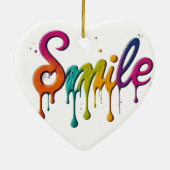 愛と喜びの輝かしい象徴 セラミックオーナメント (裏面)