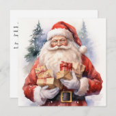 愛と喜びを祝う:クリスマスの魔法 シーズンカード (正面/裏面)