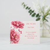 愛と喜びを祝おう - 結婚式招待状 インビテーションポストカード (スタンド正面)