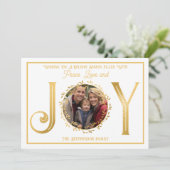 愛と喜びを願うホリデーシーズン シーズンカード (スタンド正面)