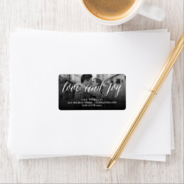 愛と喜びクリスマス第1回写真結婚の ラベル