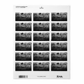 愛と喜びクリスマス第1回写真結婚の ラベル (フルシート)