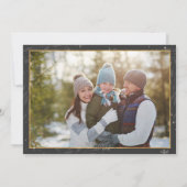 愛と喜びフォイルフェイク2フォトフラット シーズンカード (裏面)