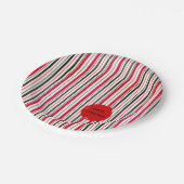 愛と喜びユー来ホリーパーティー ペーパープレート (アングル)