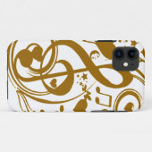 愛と喜び – 金ゴールド_ Case-Mate iPhoneケース (裏面(横))