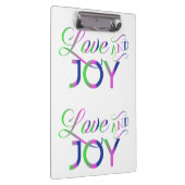 愛と喜カラフルび クリップボード (右)