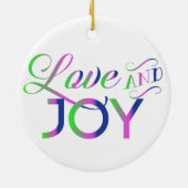 愛と喜カラフルび セラミックオーナメント (裏面)