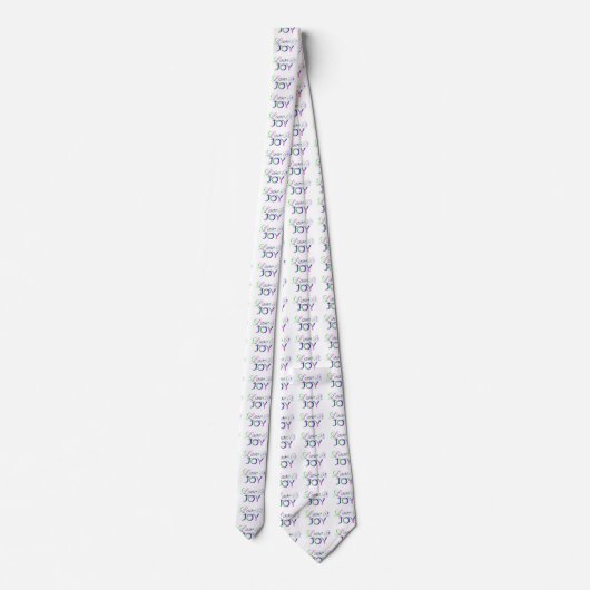 愛と喜カラフルび ネクタイ (裏面)