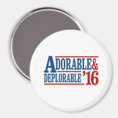 愛と嘆きの2016年 – 白 – 選挙2 マグネット (正面/裏面)