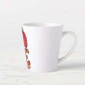 愛と夏 | ピンクとブラウン | 生のイチゴ カフェラテマグ (右)