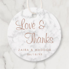 愛と大理石感謝していのモダンバラの金ゴールド結婚ズ フェイバータグ