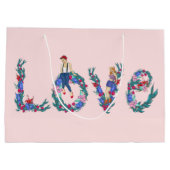 愛と女と花 ラージペーパーバッグ (裏面)