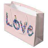 愛と女と花 ラージペーパーバッグ (裏面アングル)