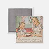 愛と始ま気にるPyrexのウェアの磁石 マグネット (正面/裏面)