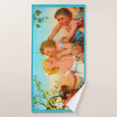 愛と嫉妬プリント バスタオル (バスタオル)