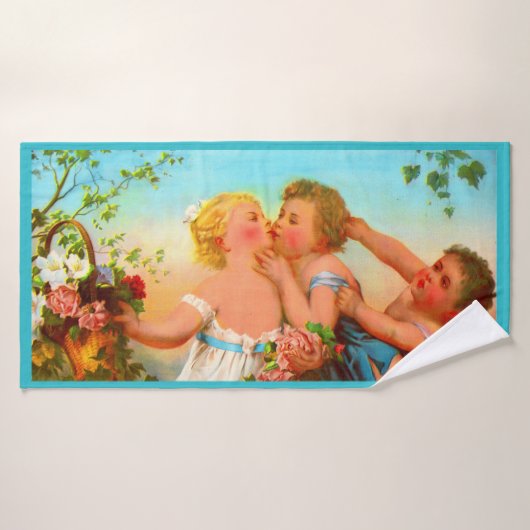 愛と嫉妬プリント バスタオル (バスタオル)