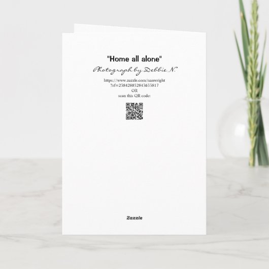 愛と孤独な家 カード (裏面)