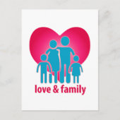 愛と家族 ポストカード (正面)