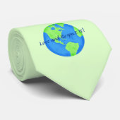 愛と尊敬の地球カスタムのグリーンアースの日 ネクタイ (ロール)