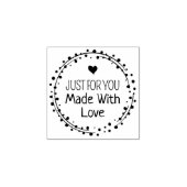 愛と小さなビジネスで作られたあなたのために ラバースタンプ (インプリント)