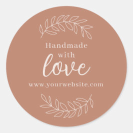 愛と小さなビジネスで手作り ラウンドシール