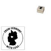 愛と小規模企業を持つドイツから ラバースタンプ (押印)