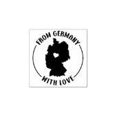 愛と小規模企業を持つドイツから ラバースタンプ (インプリント)