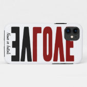 愛と展開させて下さい Case-Mate iPhoneケース (裏面(横))