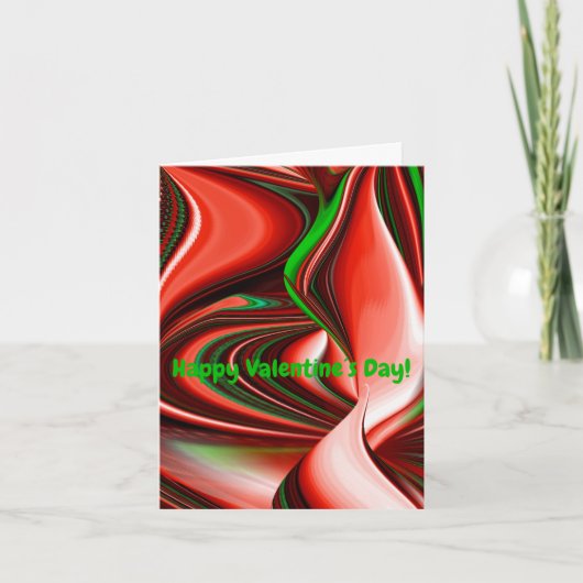 愛と希望の精神抽象芸術3Dレインボワート シーズンカード (正面)