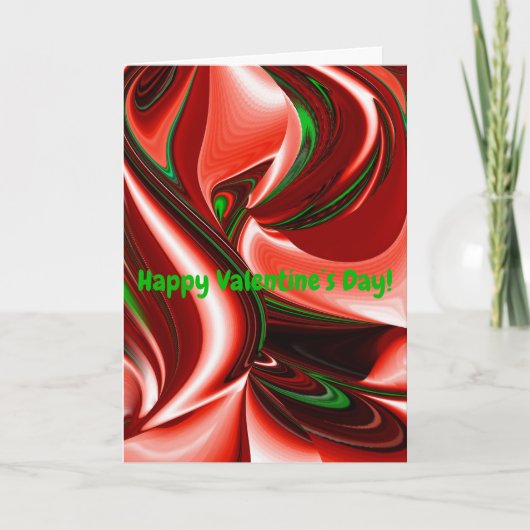 愛と希望の精神抽象芸術3Dレインボワート シーズンカード (正面)