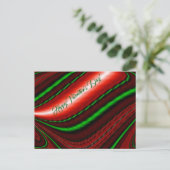 愛と希望の精神抽象芸術3Dレインボワート シーズンポストカード (スタンド正面)