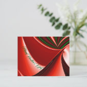 愛と希望の精神抽象芸術3Dレインボワート シーズンポストカード (スタンド正面)