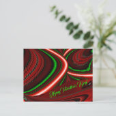 愛と希望の精神抽象芸術3Dレインボワート シーズンポストカード (スタンド正面)